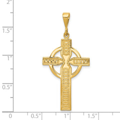 14k Celtic Cross Pendant