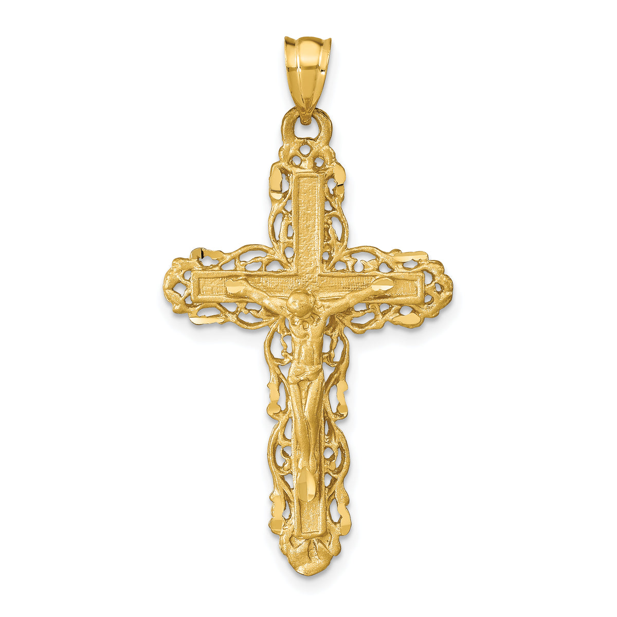 14k Crucifix Charm