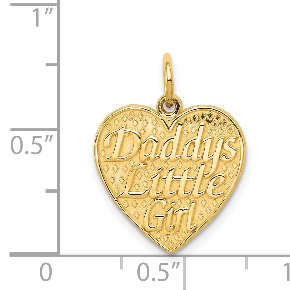 14k DADDYS LITTLE GIRL Charm