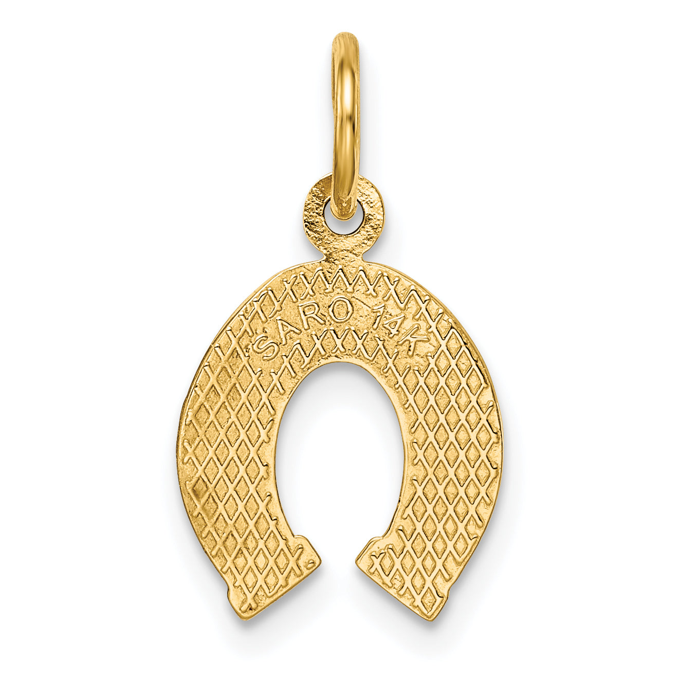 14k Horseshoe Charm