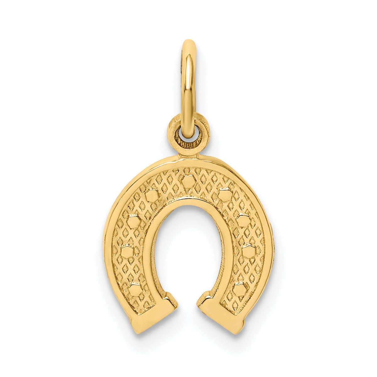 14k Horseshoe Charm