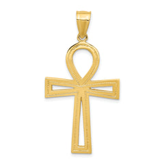 14k Ankh Cross Pendant