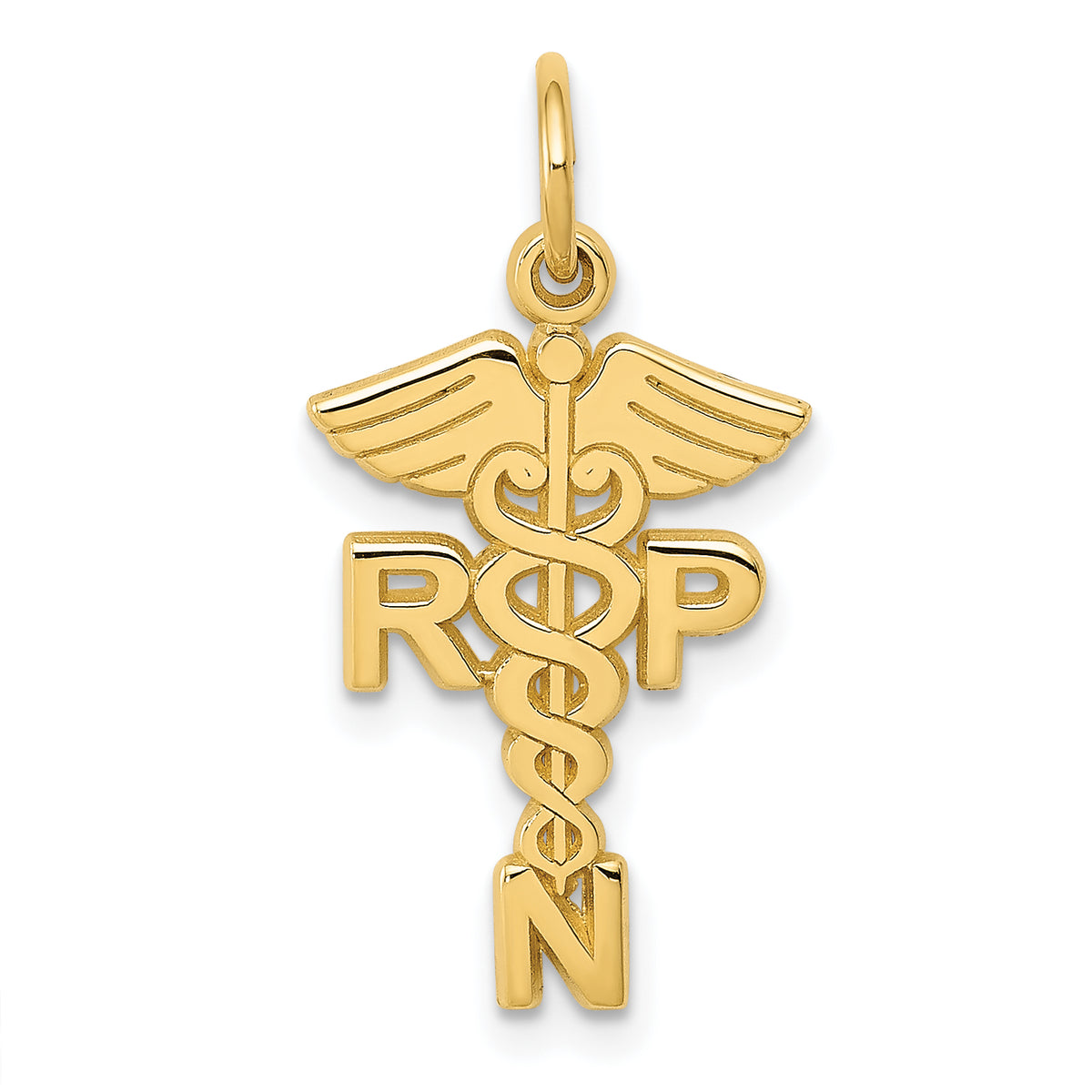 14k Registered Nurse Practitioner Charm