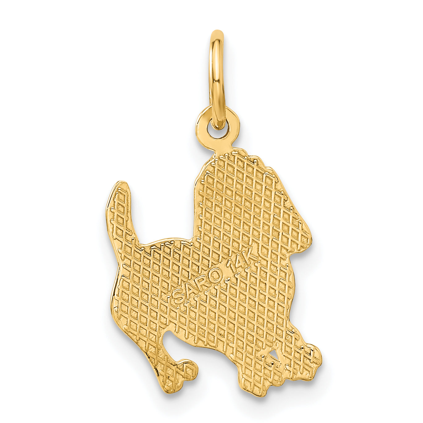 14k Dog Charm