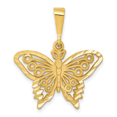 14k Butterfly Charm