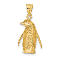 14k Penguin Charm