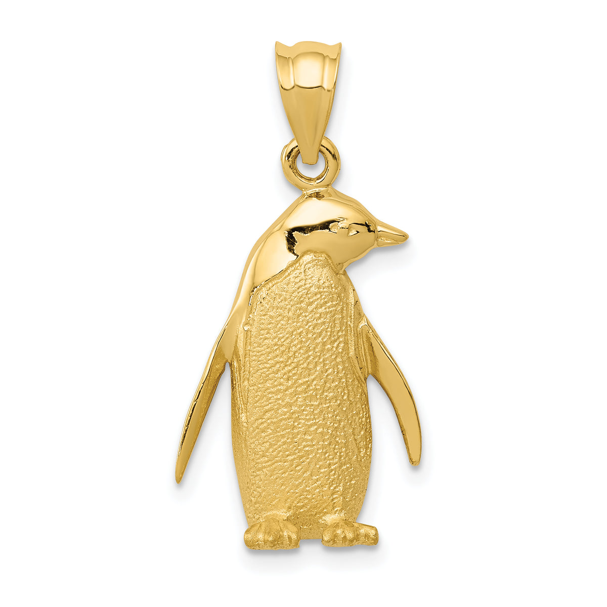 14k Penguin Charm