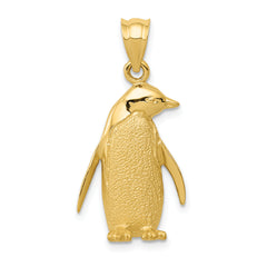 14k Penguin Charm