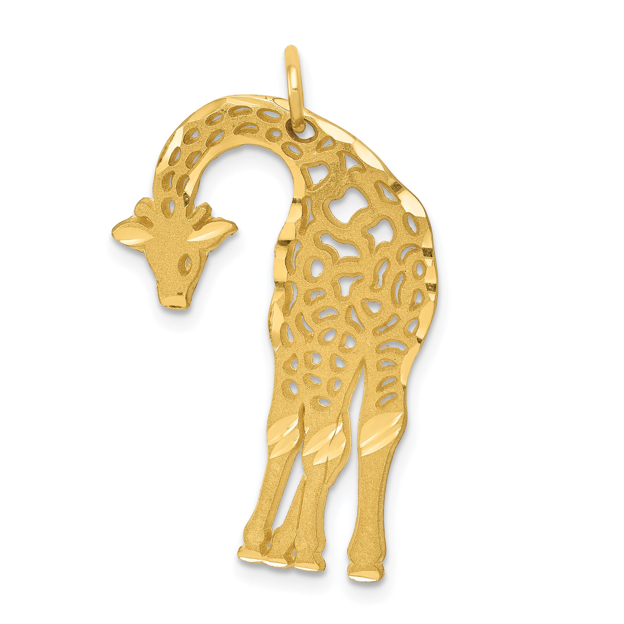 14k Giraffe Charm