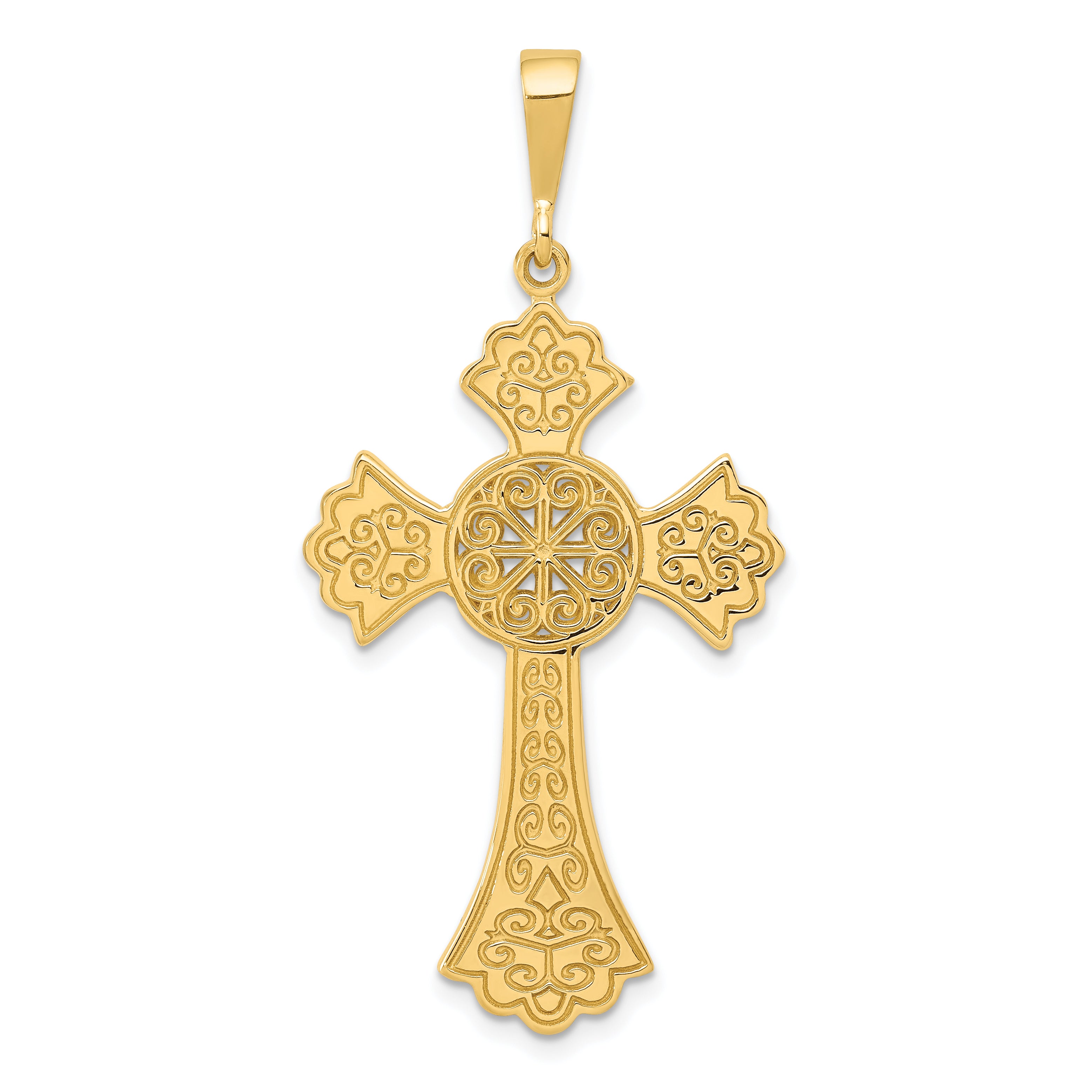 14k Celtic Cross Pendant