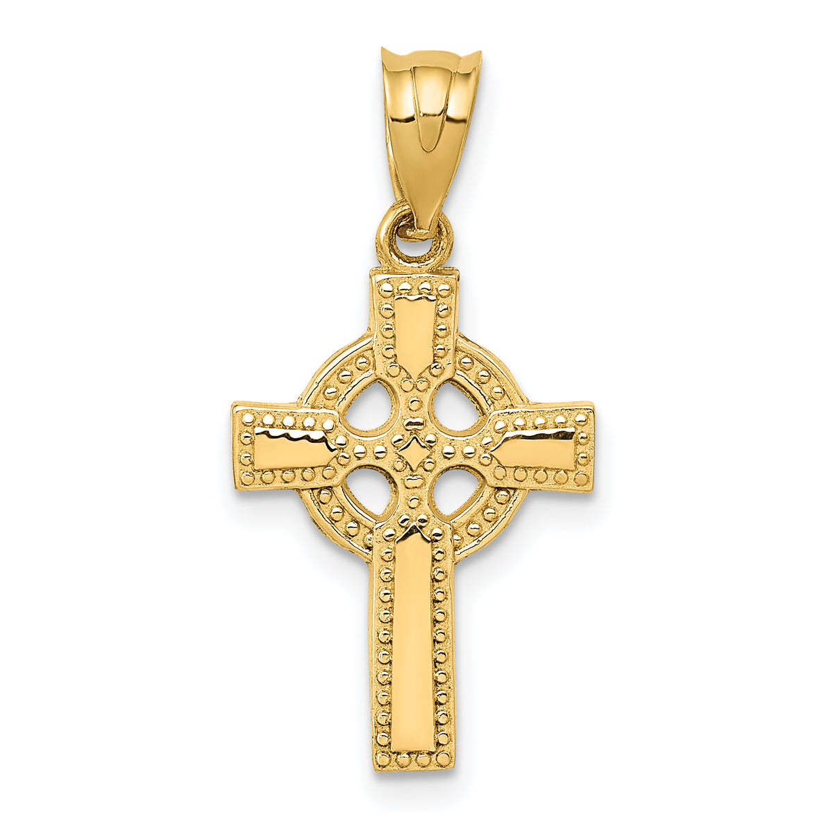 14k Celtic Cross Pendant