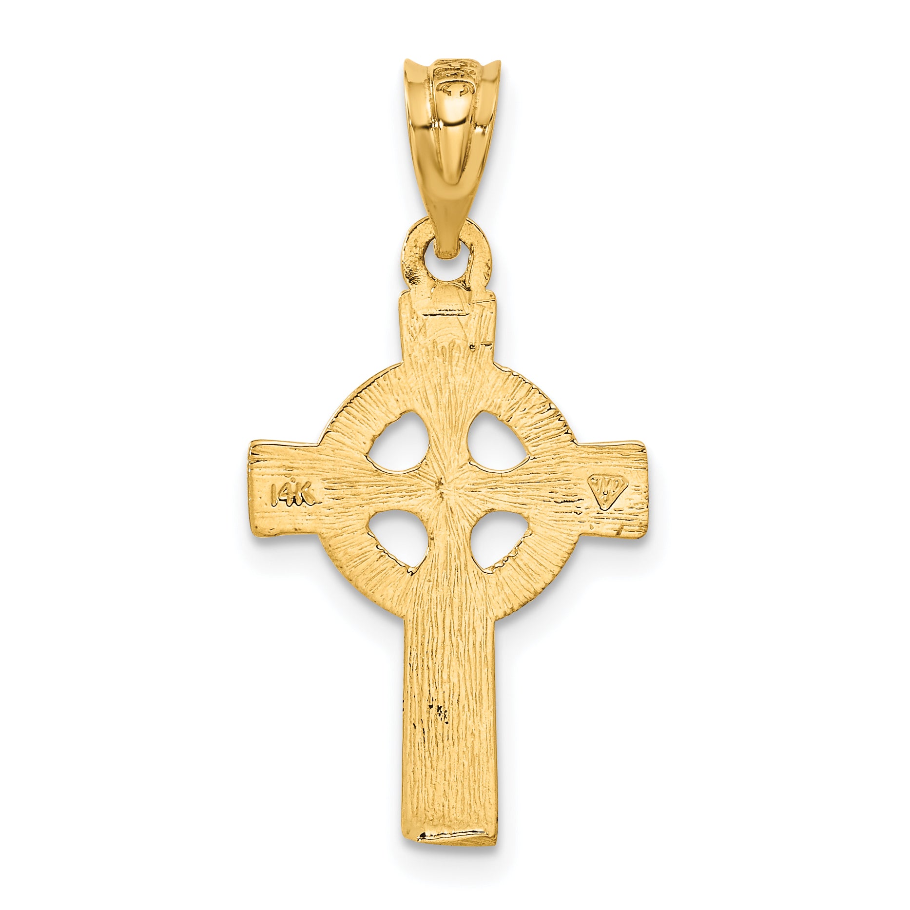 14k Celtic Cross Pendant