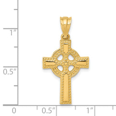 14k Celtic Cross Pendant