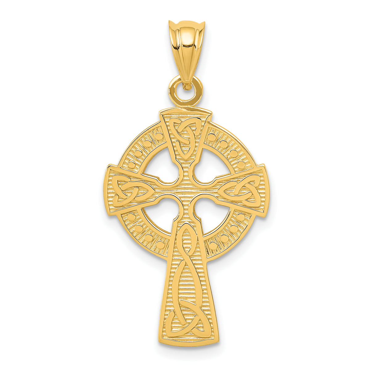 14k Celtic Cross Pendant