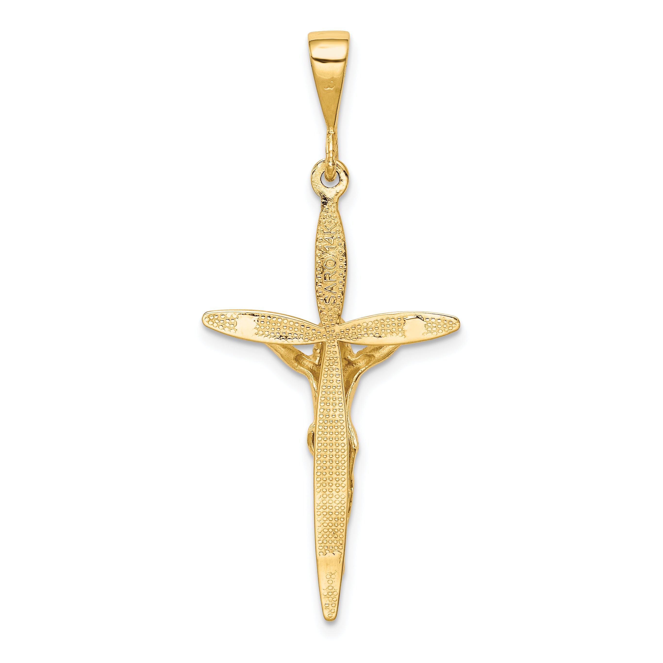 14k Passion Crucifix Pendant