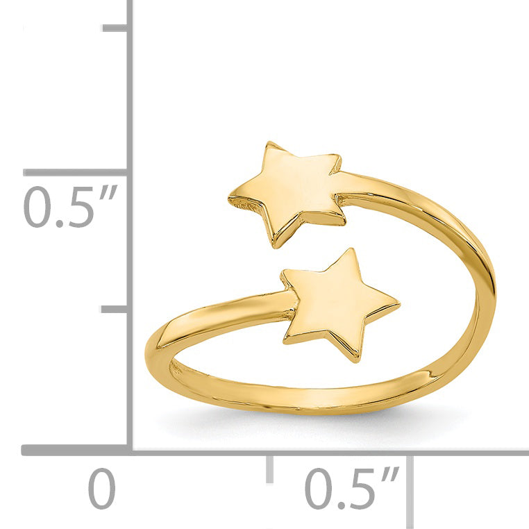 14k Star Toe Ring