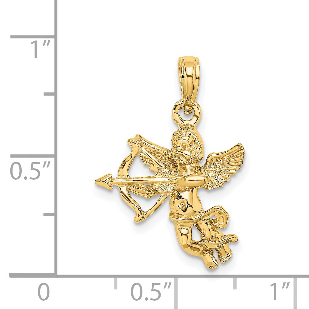 14k Cupid w/Bow and Arrow Charm