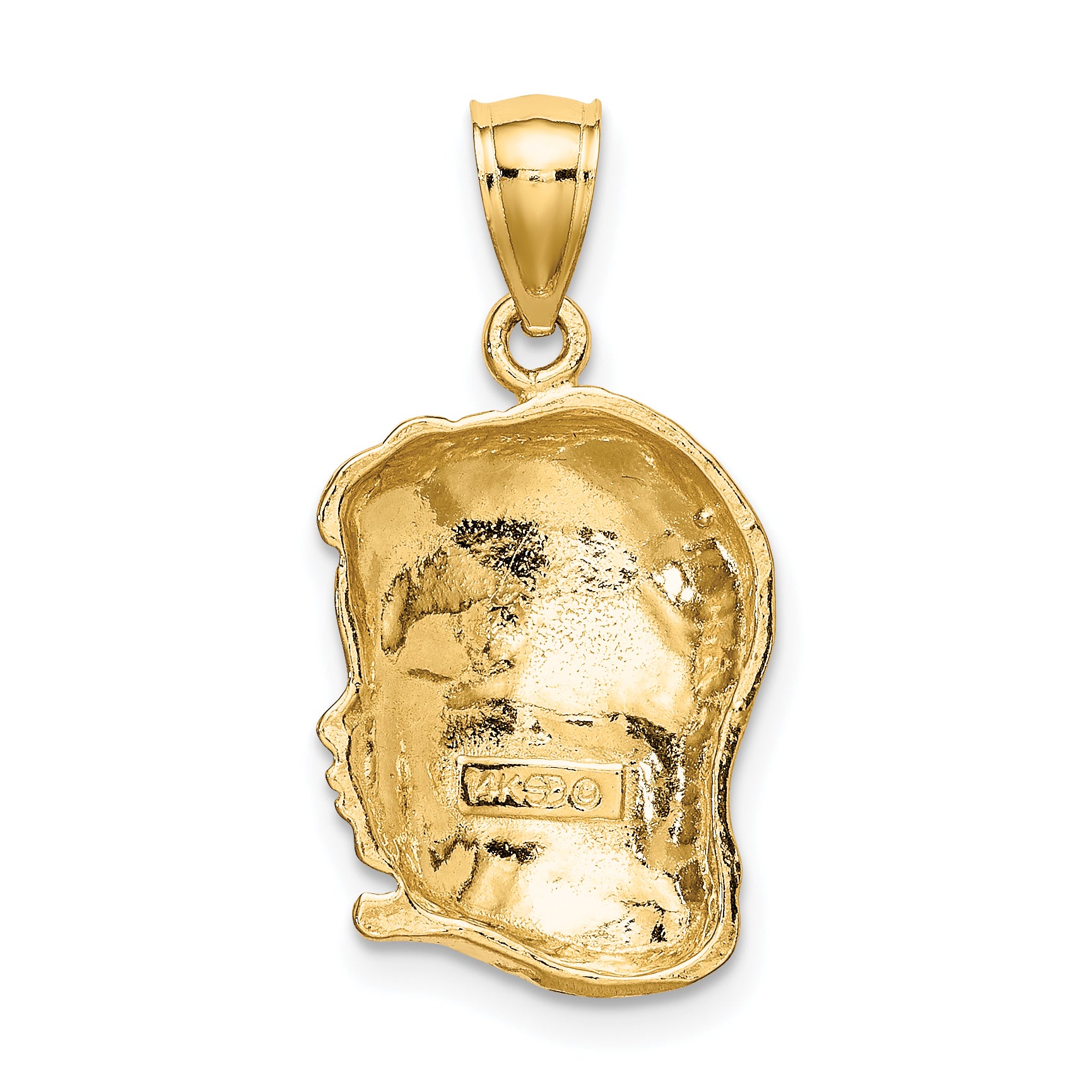 14k Girl Head Charm