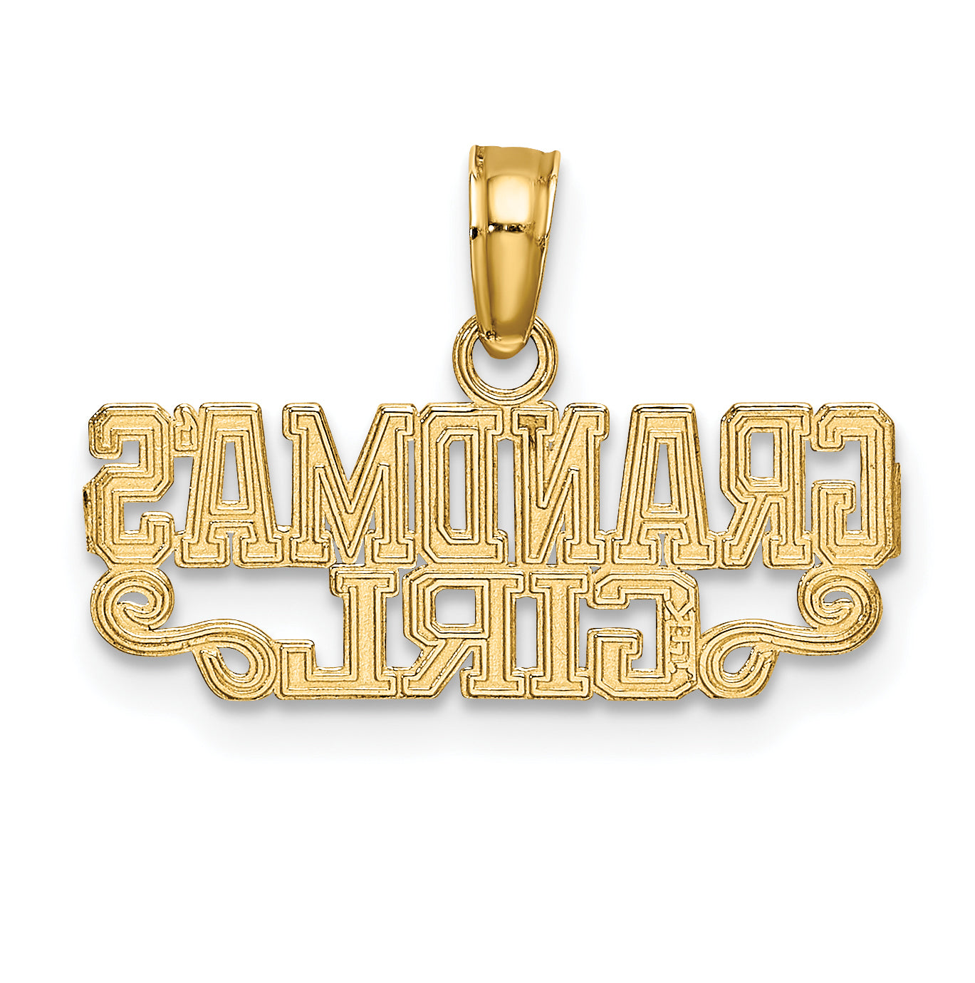 14k GRANDMA'S GIRL Charm