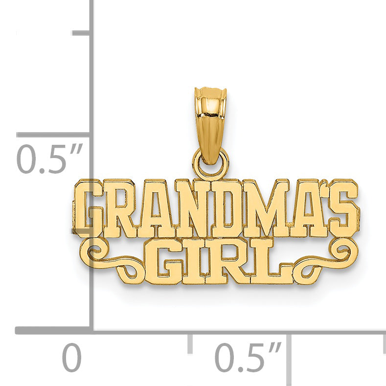 14k GRANDMA'S GIRL Charm