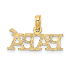 14k PAPA Charm