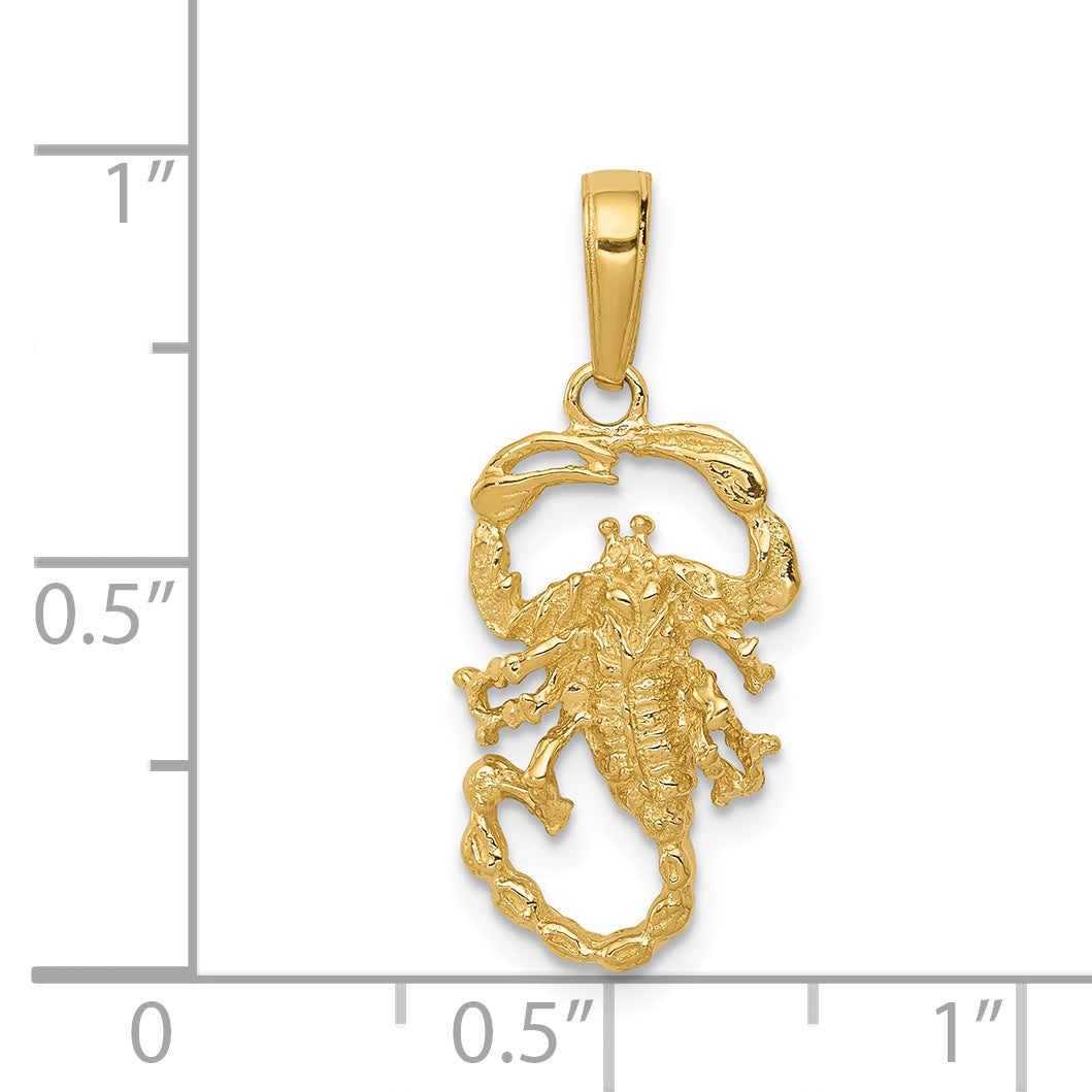 14k Scorpion Charm