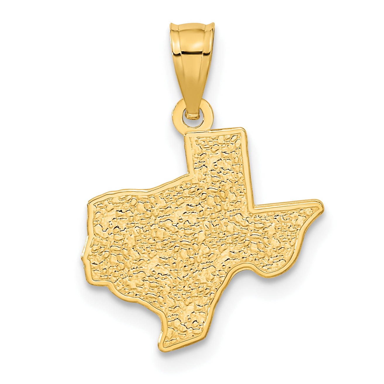 14k State of TEXAS Map Pendant