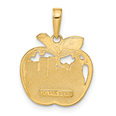 14k NEW YORK City Skyline in Apple Pendant