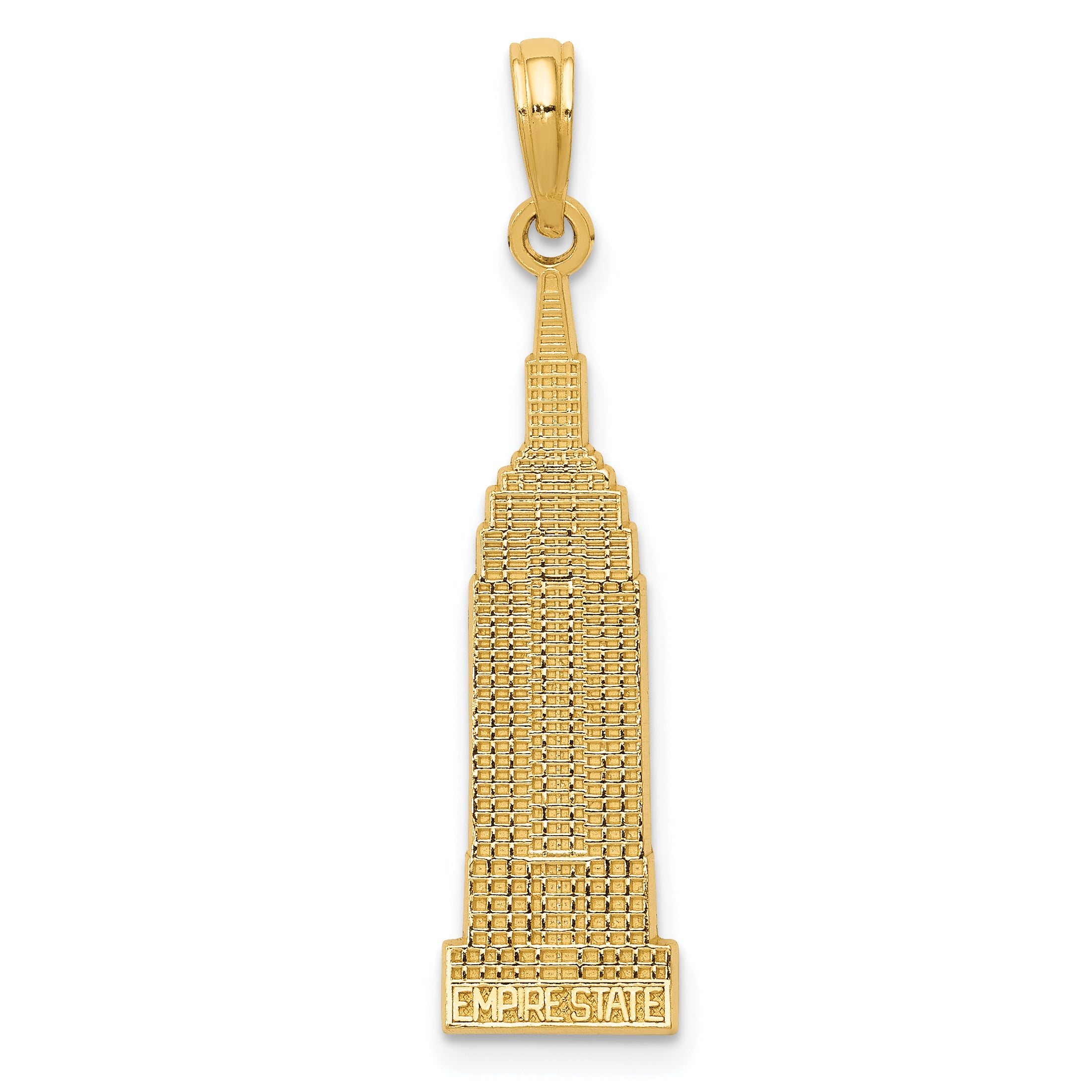 14k EMPIRE STATE Building Pendant