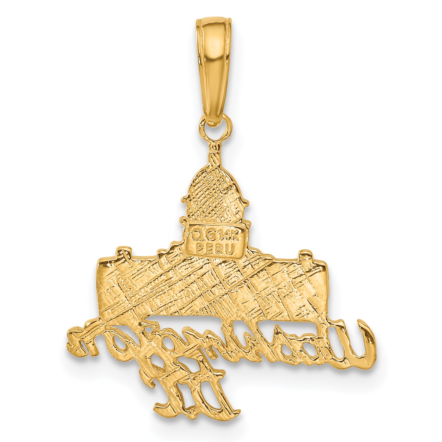 14k WASHINGTON D.C. Capitol Building Pendant