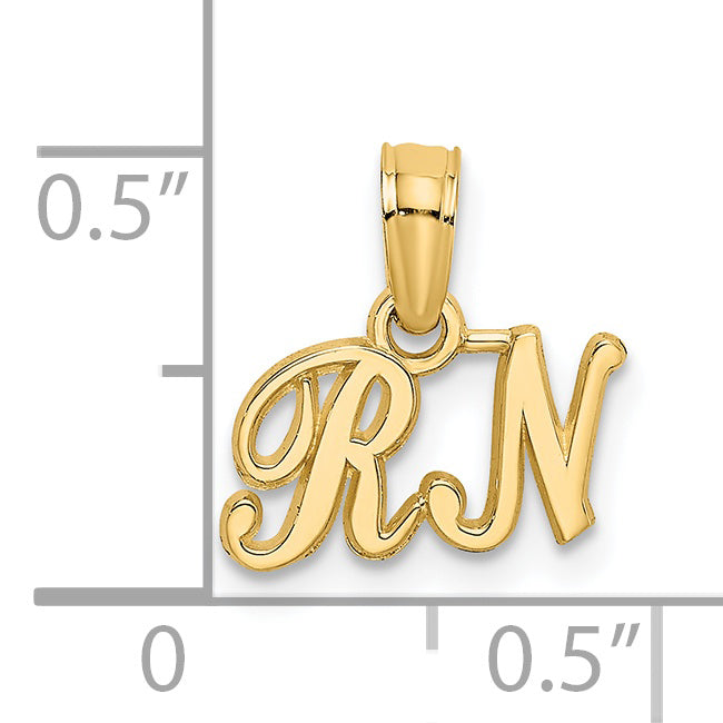 14k RN Charm