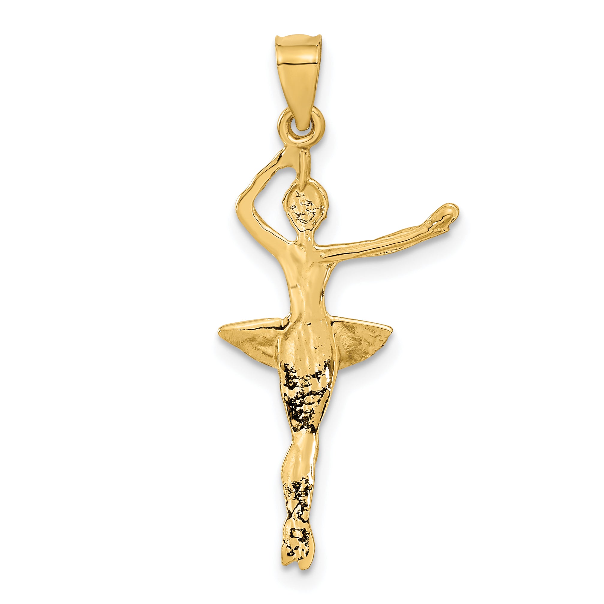 14k Ballerina Pendant