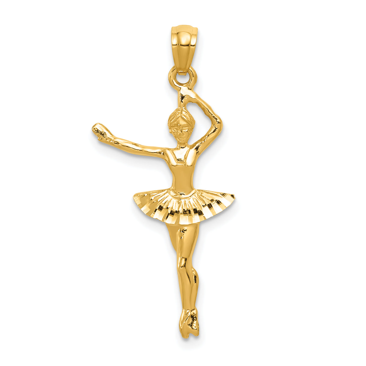 14k Ballerina Pendant