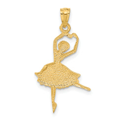 14k Dancing Ballerina Pendant