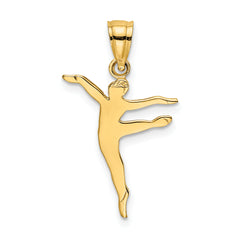 14k Polished Dancer Charm