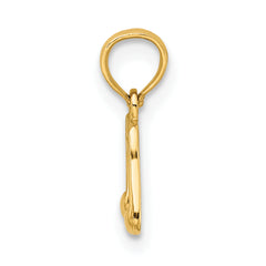 14k Double Notes Charm