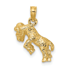 14k 3-D Aries Zodiac Charm