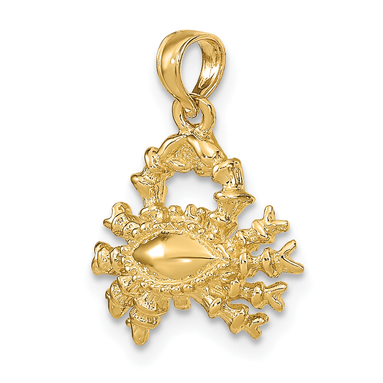 14k 3-D Cancer Zodiac Charm