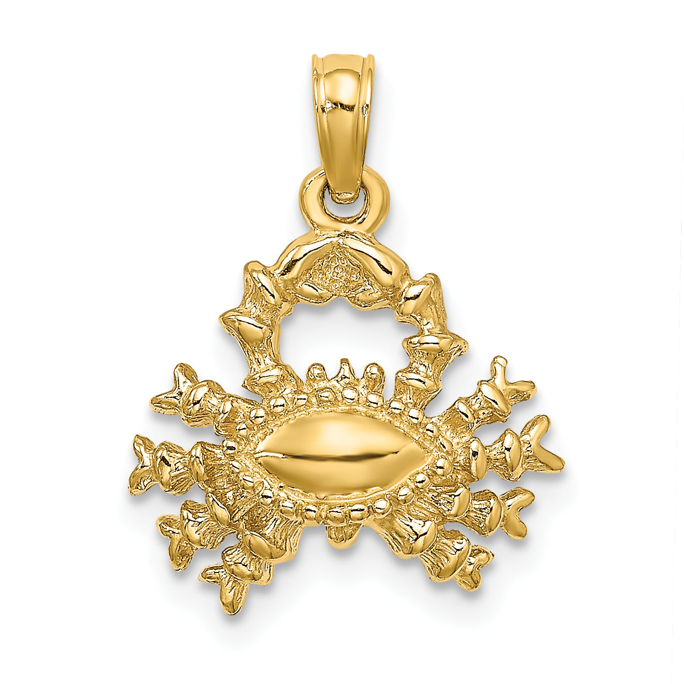 14k 3-D Cancer Zodiac Charm