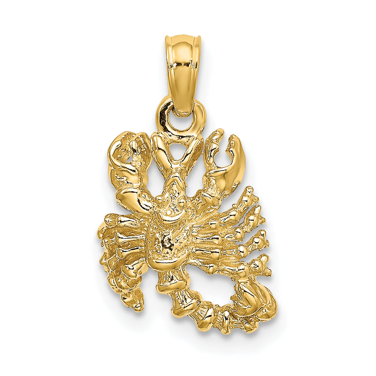 14k 3-D Scorpio Zodiac Charm