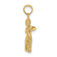 14k 3-D Sagittarius Zodiac Charm