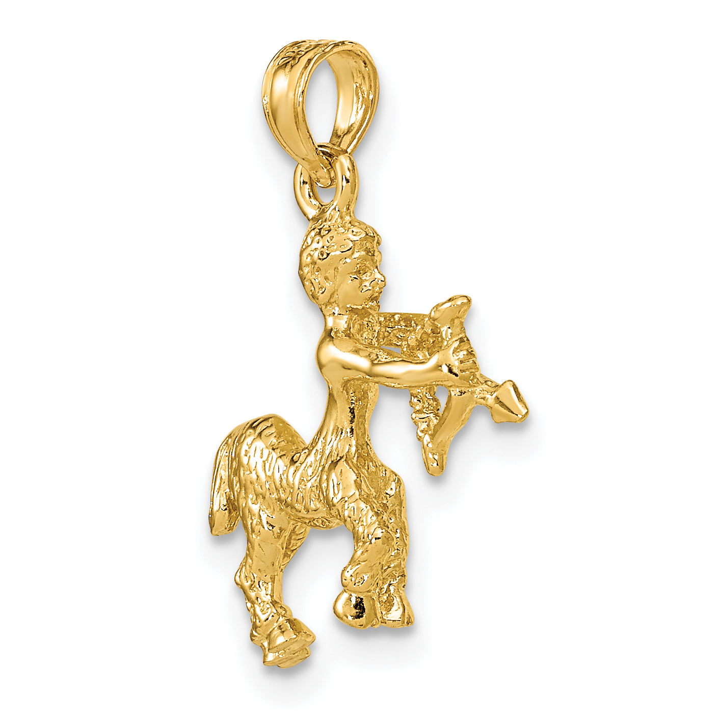 14k 3-D Sagittarius Zodiac Charm