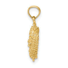 14k 3-D Pisces Zodiac Charm