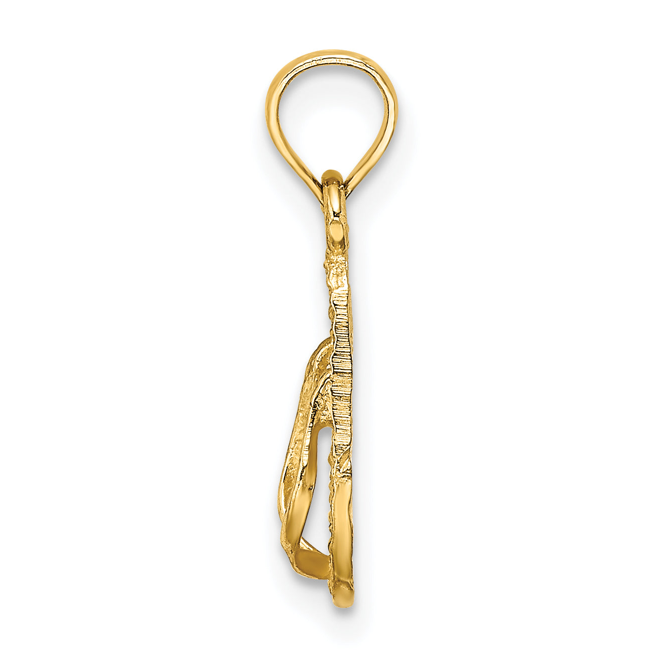 14k 3D CAPTIVA Flip-Flop Charm