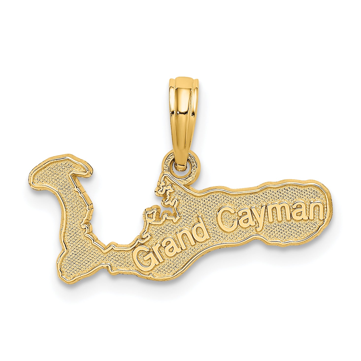 14k GRAND CAYMAN Island Map Charm