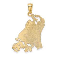 14k Cut Out MARCO ISLAND Charm