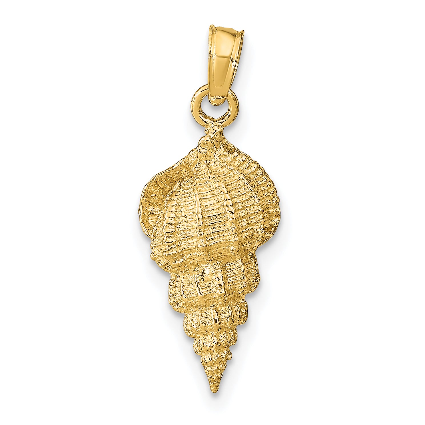 14k Conch Shell Pendant