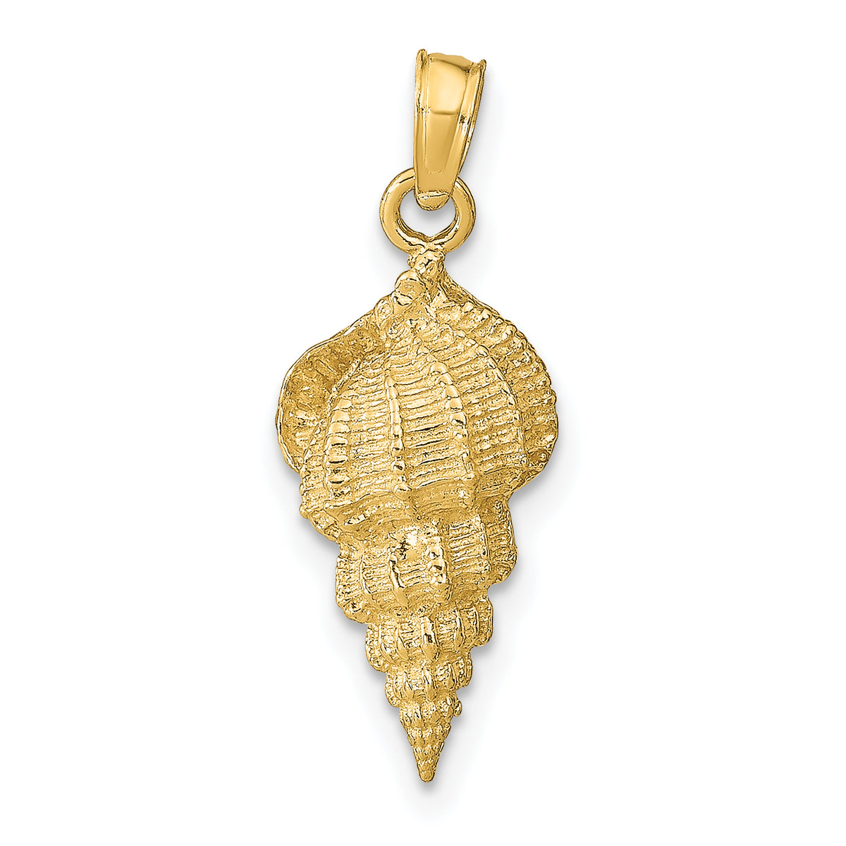 14k Conch Shell Pendant