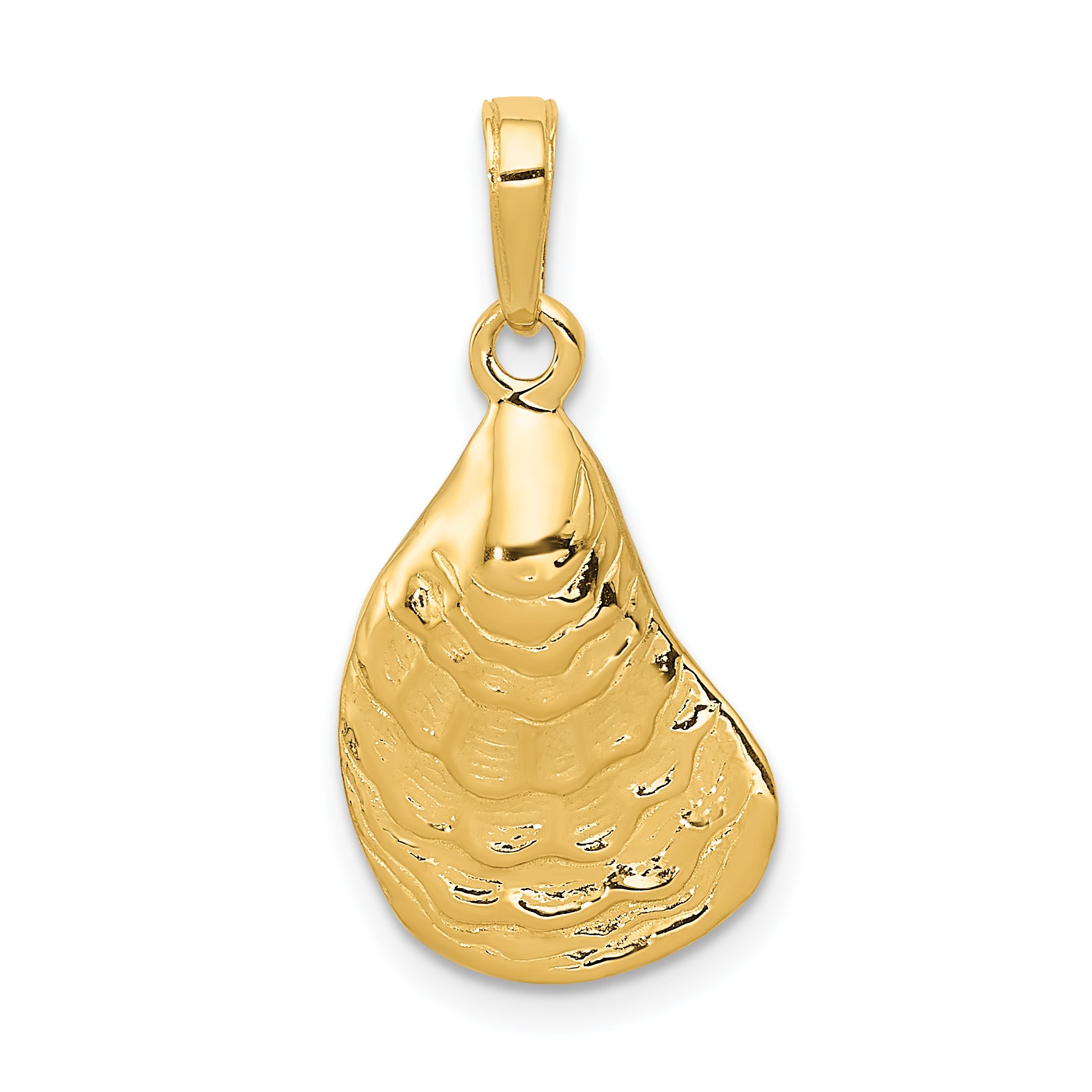 14k Oyster Shell Pendant