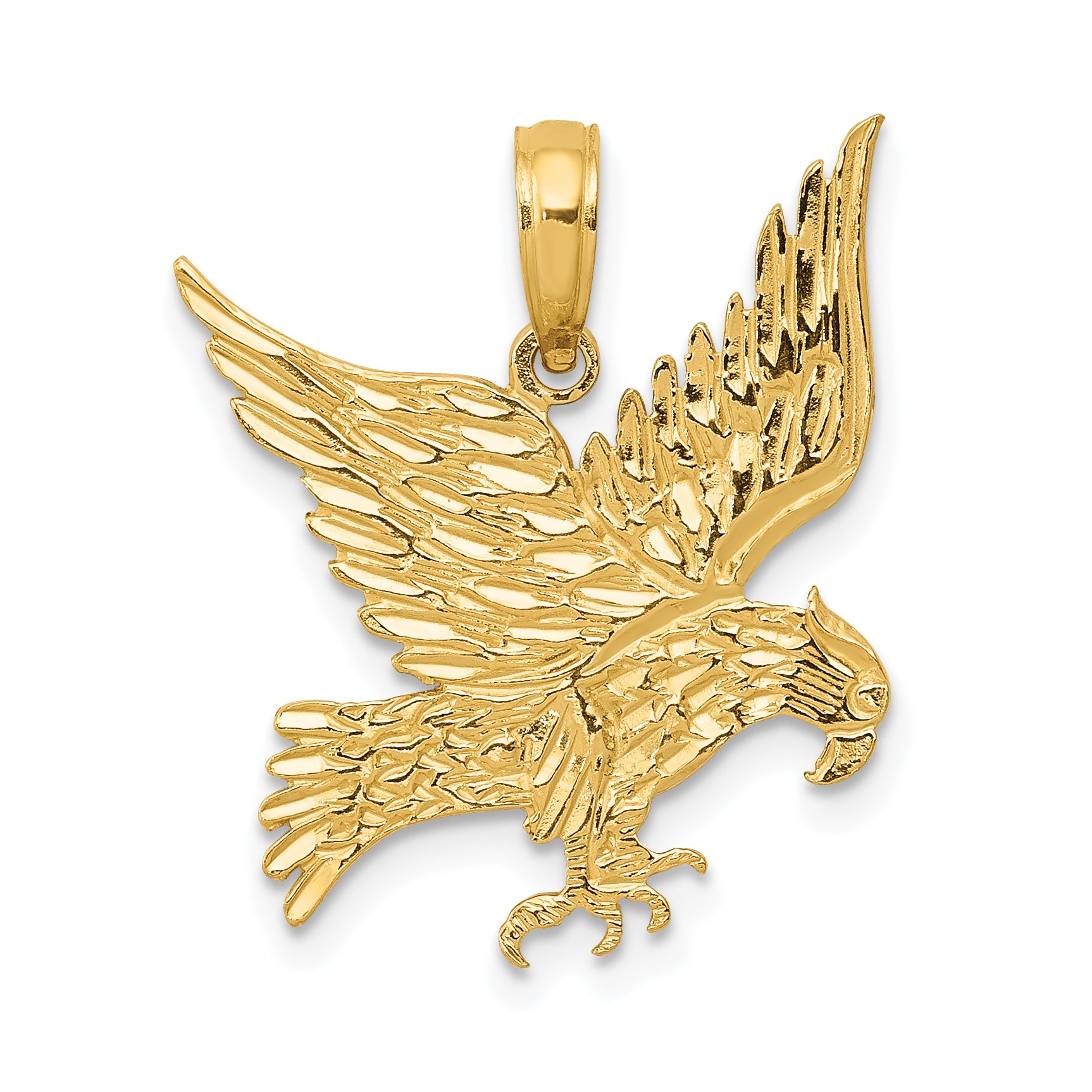 14k Eagle Pendant